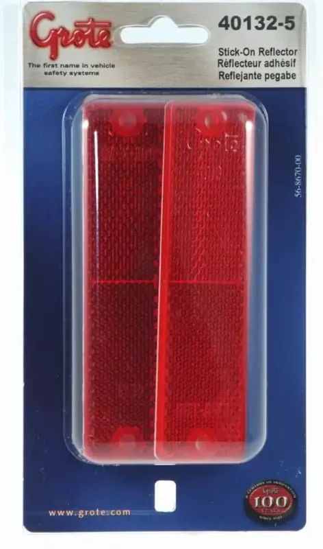 40132-5 Grote Industries Reflector Red Lens
