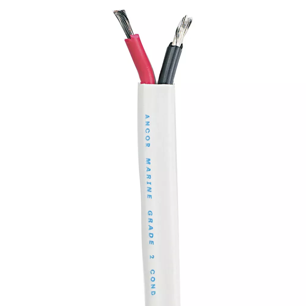 Ancor Standard Duplex Cable – Flat 16/2 AWG – 2 x 1mm² Red/Black – 500′ 121750