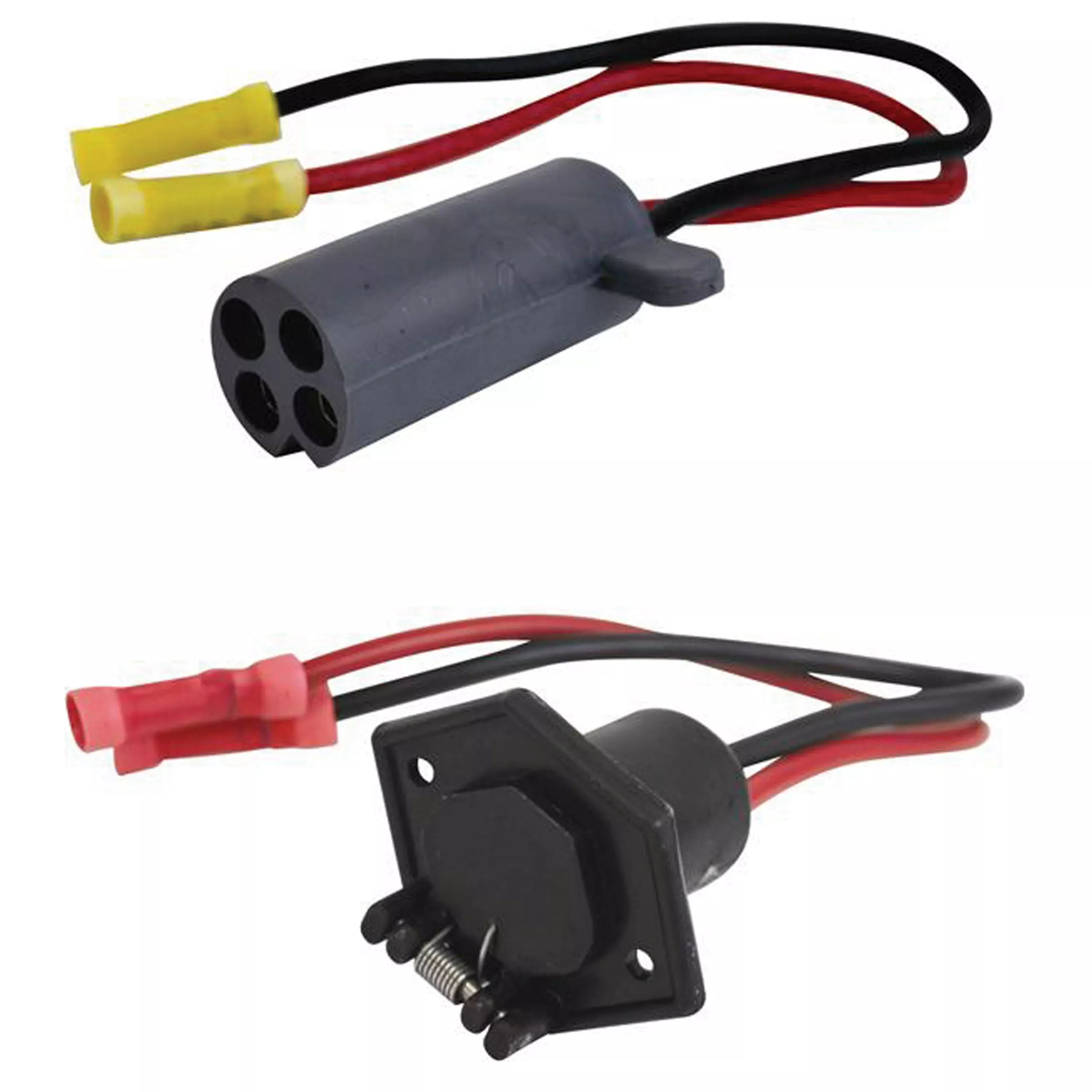 Attwood 7622-7 Trolling Motor Connectors – Female, 3 Wire, 10 Gauge Kit, 12/24V