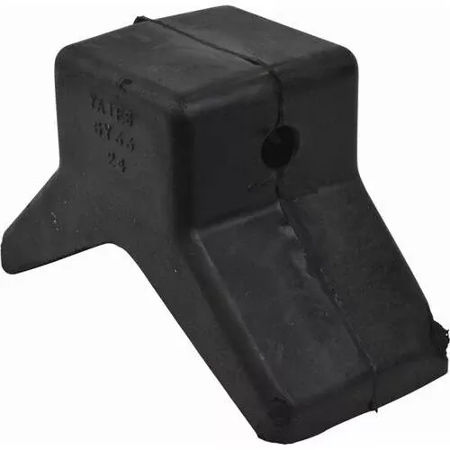 Attwood Marine Trailer Boat Bow Stop - 3" x 3" - Black; Single - 11201-1