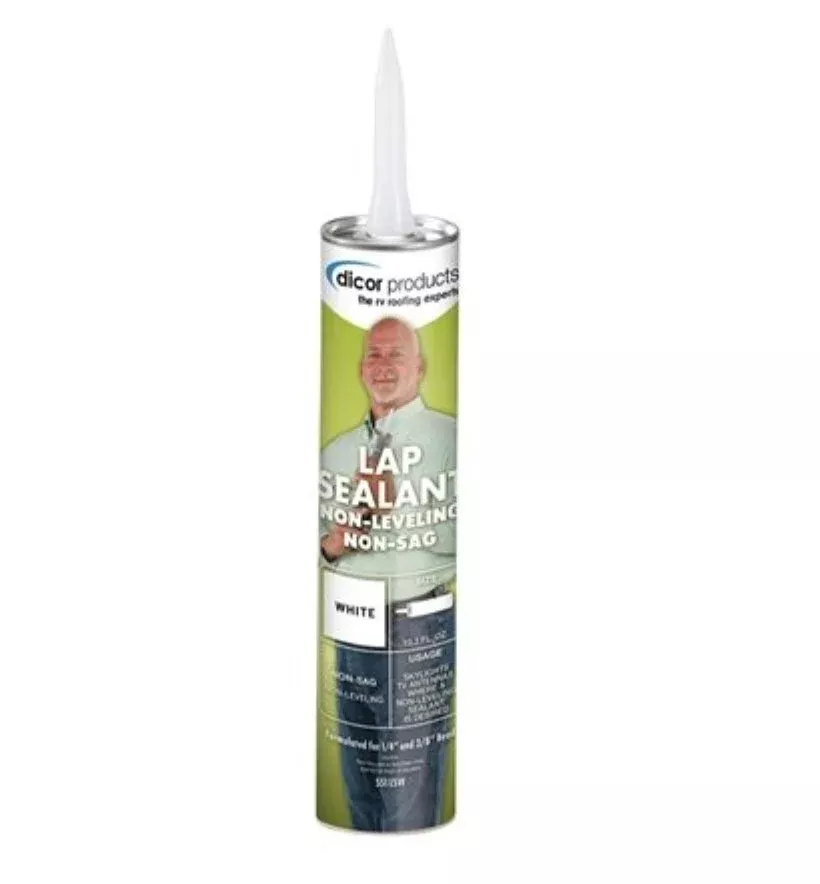 Dicor 551LSW-1 - Non-Sag Lap Sealant White (Case of 12 x10.3 oz)