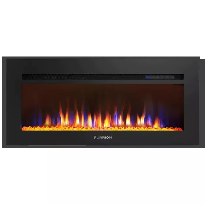 Furrion Built-In 34 ” Electric RV Fireplace w/Crystals – DISCONTINUED – See Replacement
