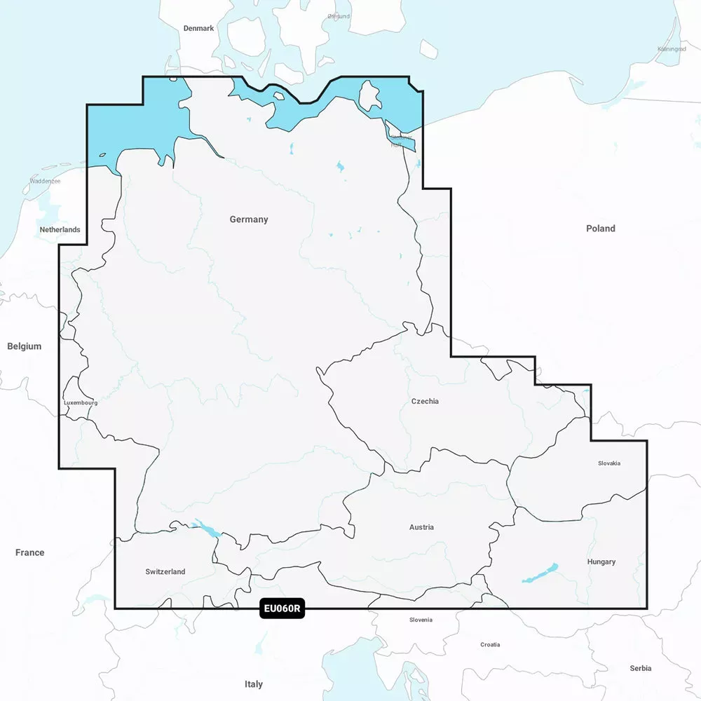 Garmin Navionics+ NSEU060R – Germany, Lakes & Rivers – Inland Marine Chart 010-C1255-20