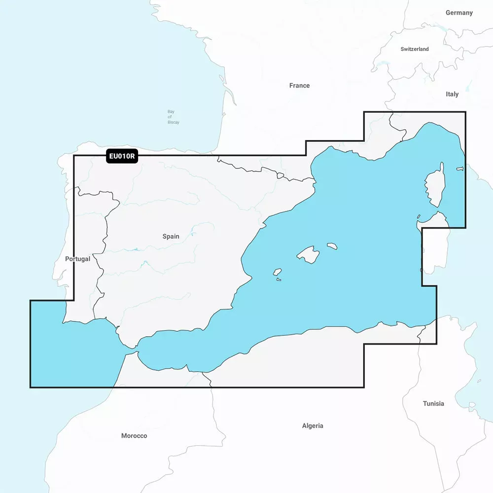 Garmin Navionics+ NSEU10R – Spain, Mediterranean Coast – Marine Chart 010-C1237-20