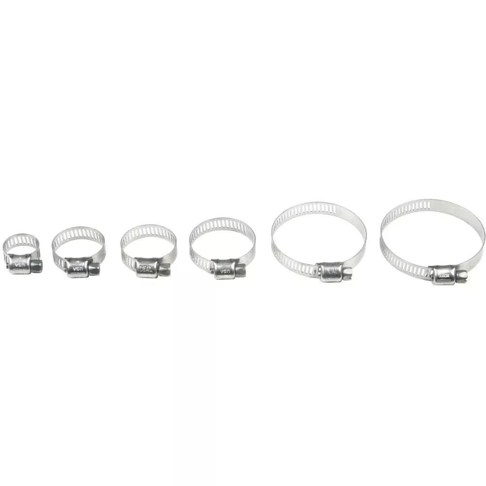HELIX STAINLESS STEEL HOSE CLAMPS 32-58MM 10/PK - 14-0066