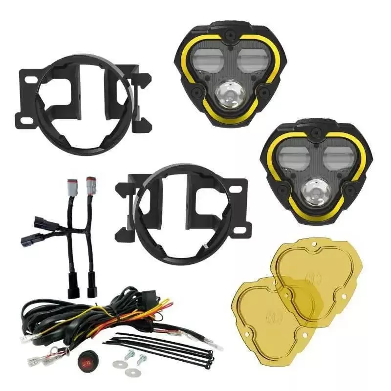 KC HiLiTES FLEX ERA 3 Dual Mode SAE Fog Lights – 2-Light Master Kit for Toyota Tacoma/4Runner/Tundra