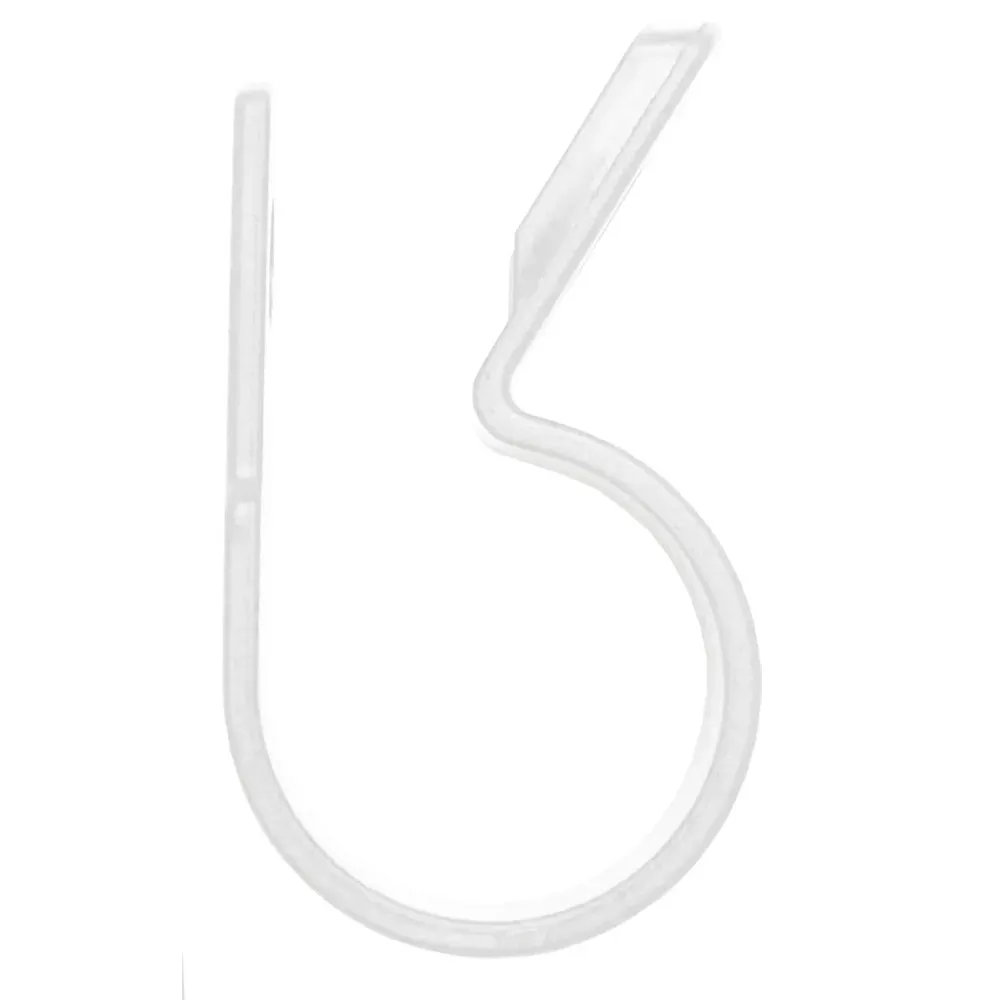 Pacer BCCH24-25 Nylon C-Clamps – 1-1/2 ” – Natural Color – 25 Pack