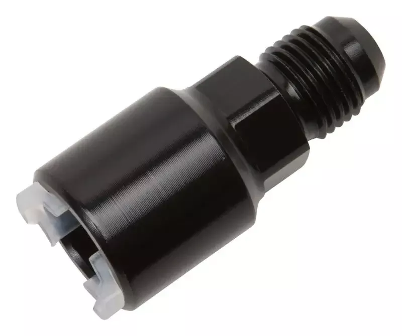 Russell Performance -6 AN male to 5/16in SAE quick-disconnect female (Black Single) – 640863