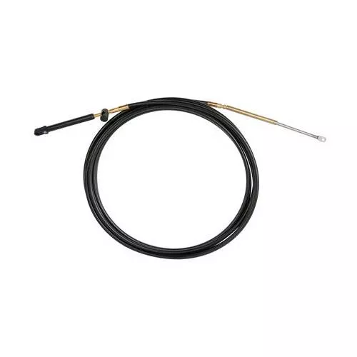 SEASTAR Marine Engine Control Cable; 20' Length; Black; Stainless Steel - CCX18920