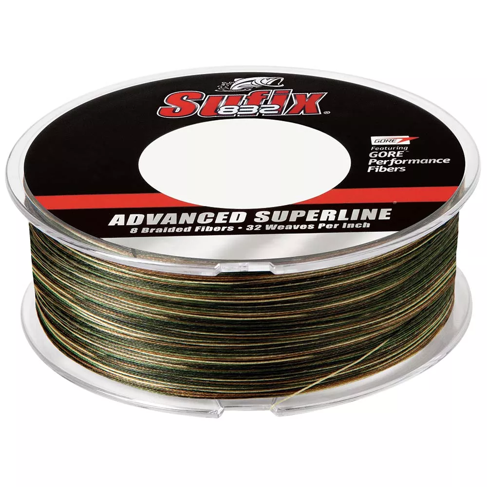 Sufix 832 Advanced Superline Braid – 30lb – Camo – 600 yds 660-230CA