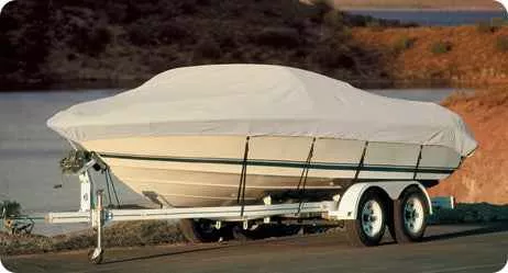Taylor Made 70207 21–23 ft V-Hull Cuddy Cabin Boat Cover - Gray