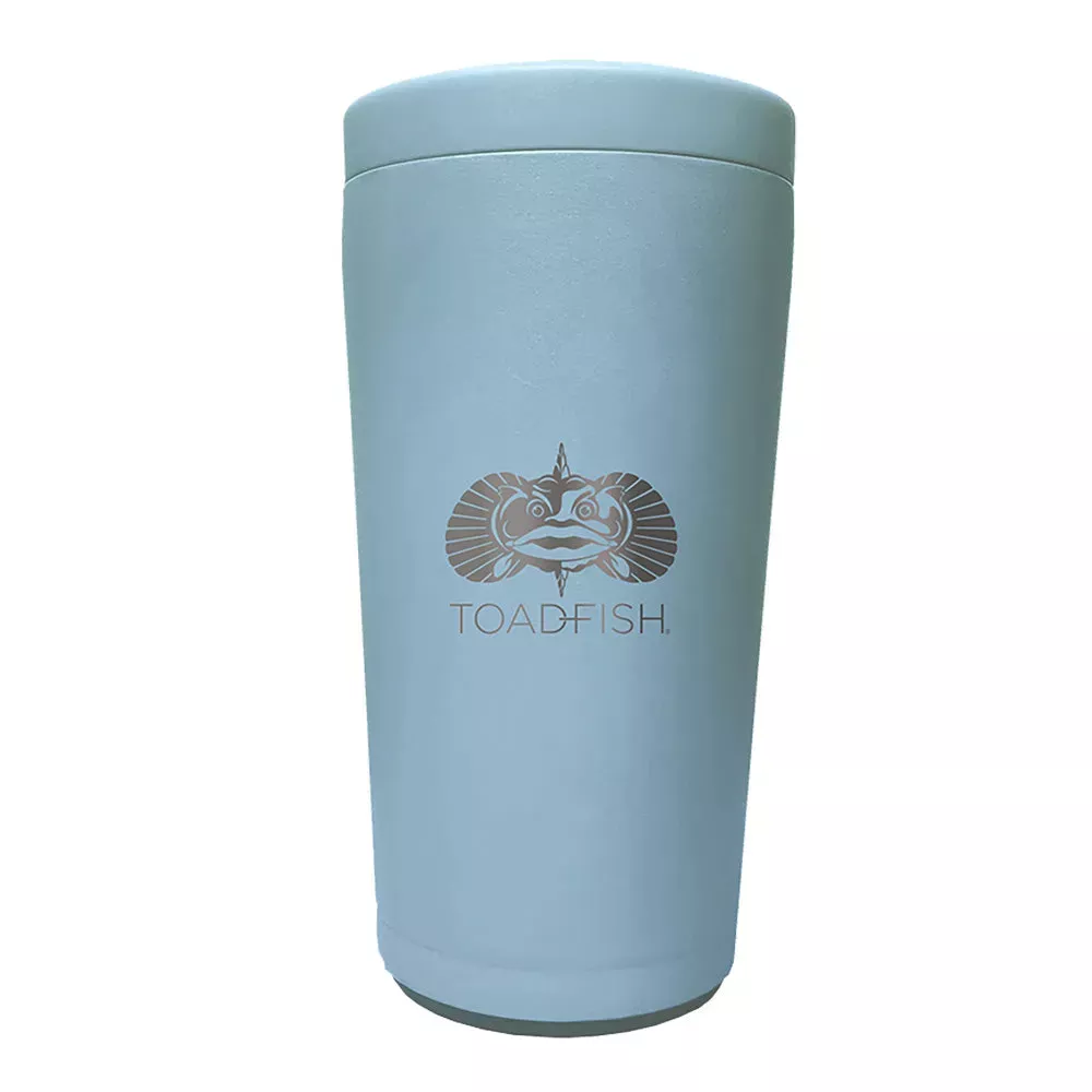 Toadfish 5017-D-1 Non-Tipping Can Cooler 2.0 – Universal Design – Light Blue