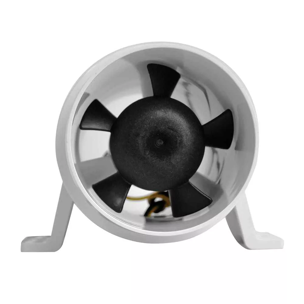 Turbo 3000 Series Water-Resitant, In-Line Blower - 12V - White