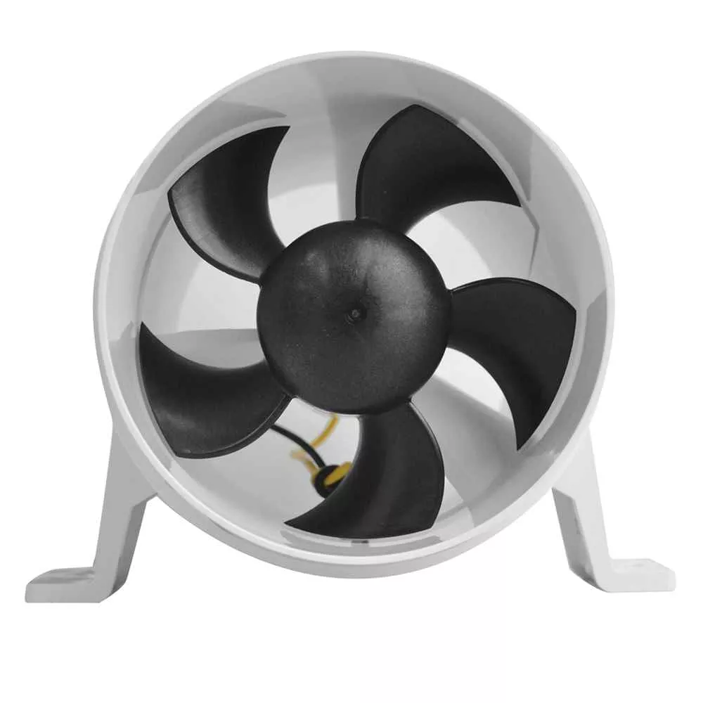 Turbo 4000 Series II Water-Resistant, In-Line Blower - 12V - White
