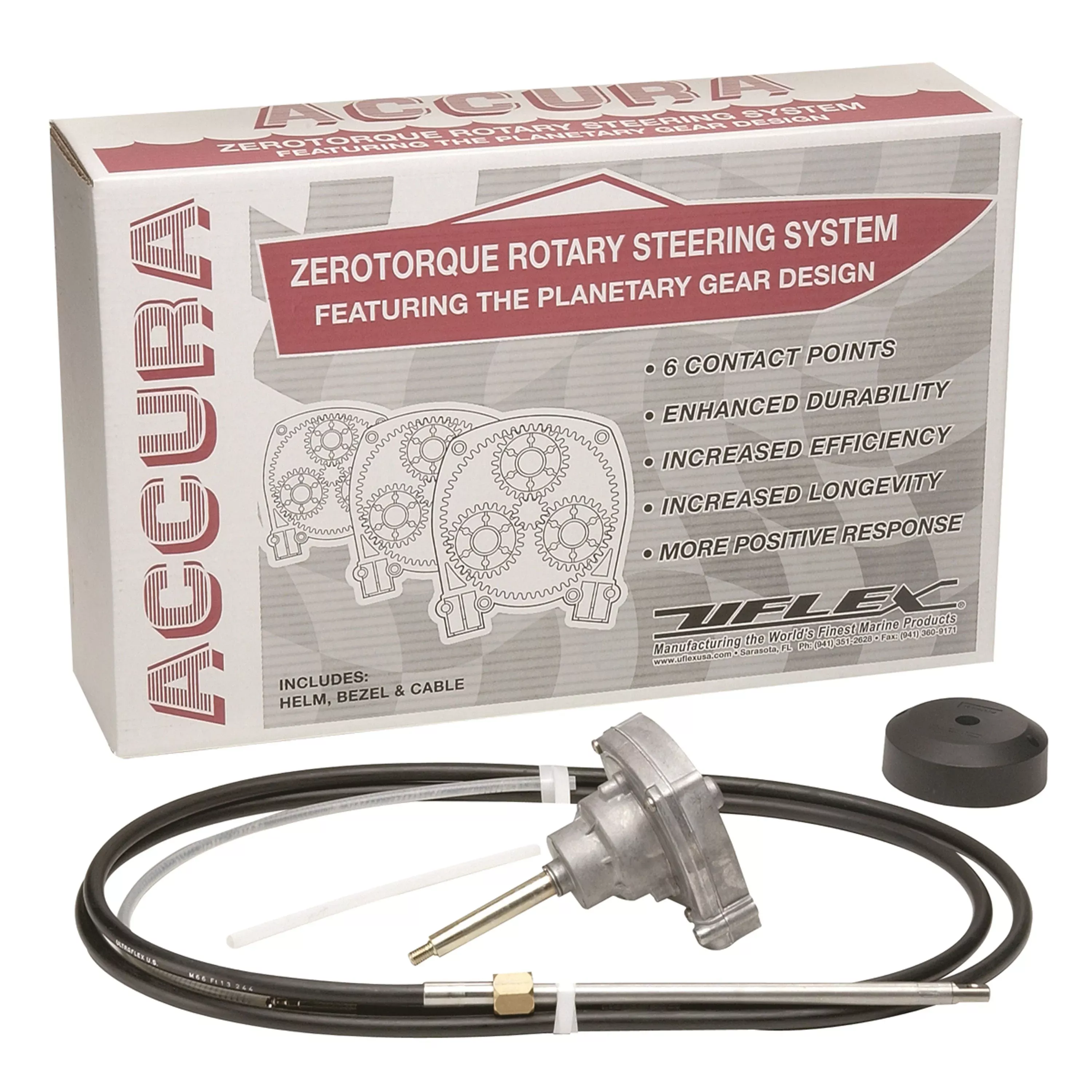Uflex ACCURA14FC Accura Rotary Steering System – 14′