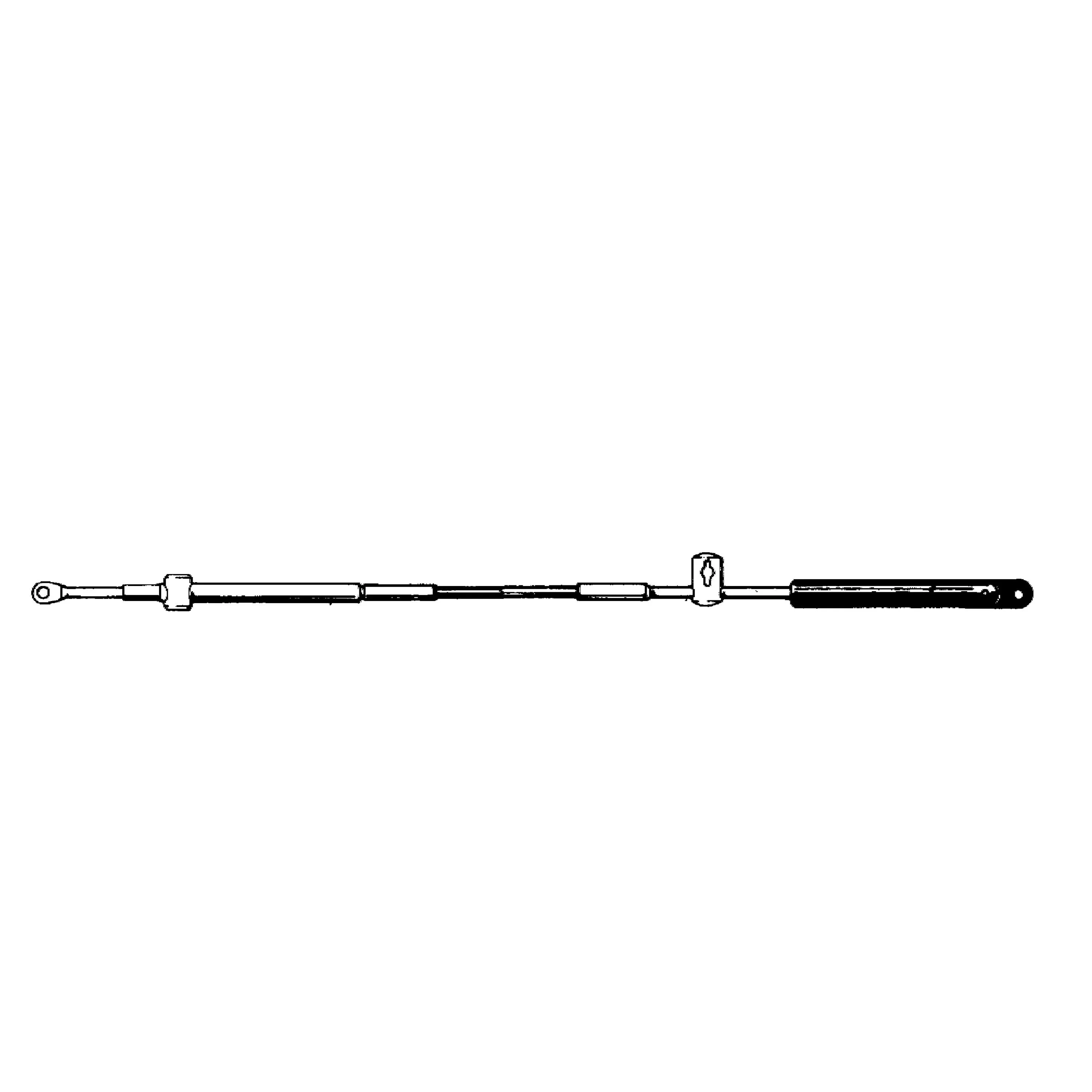 Uflex MACH5X16 Mach5 Engine Control Cable for Mercury/Mercruiser/Mariner/Volvo – 16′