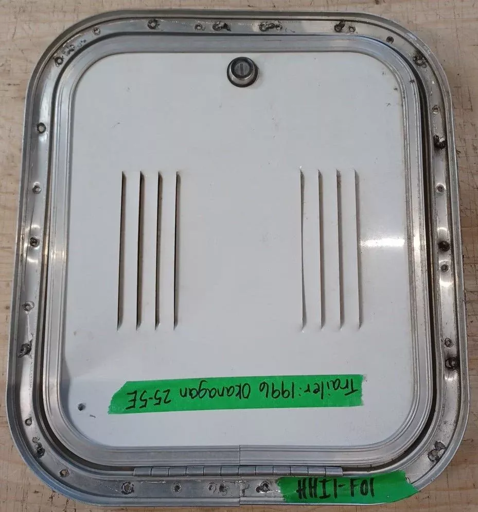 Used Radius Cornered Battery/Propane Cargo Door 12" x 13 3/4" x 1"D