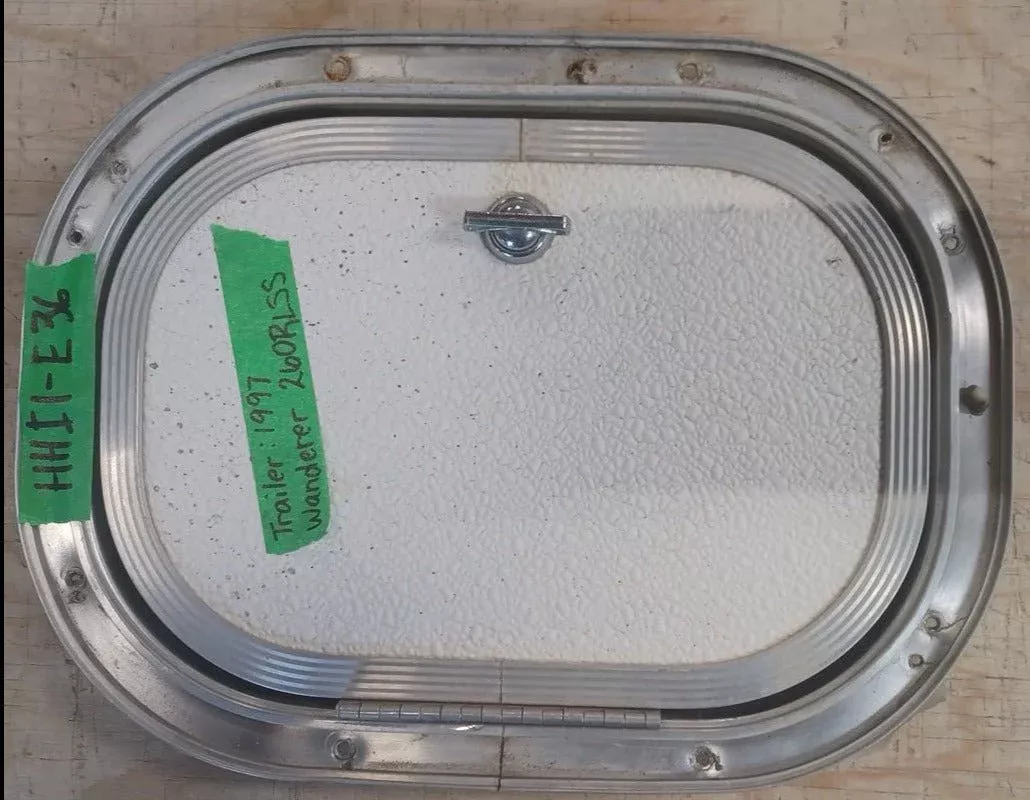 Used Radius Cornered Cargo Door 10 3/4" x 7 3/4" x 5/8"