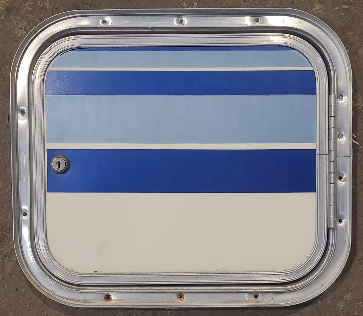 Used Radius Cornered Cargo Door 13 3/4" x 11 7/8" x 3/4" D
