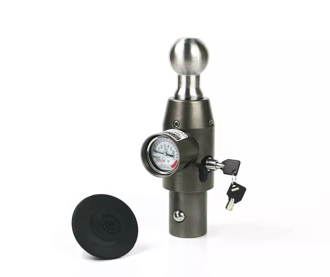 Weigh Safe WSOEM Gooseneck Hitch Ball With Scale - 2-5/16 in