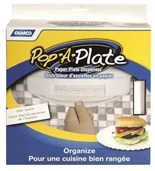 White Pop-A-Plate